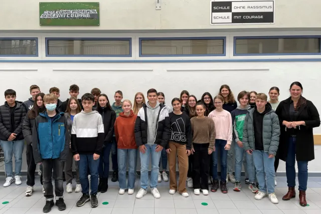 Zu Gast an der Friedrich-Adler-Realschule in Laupheim